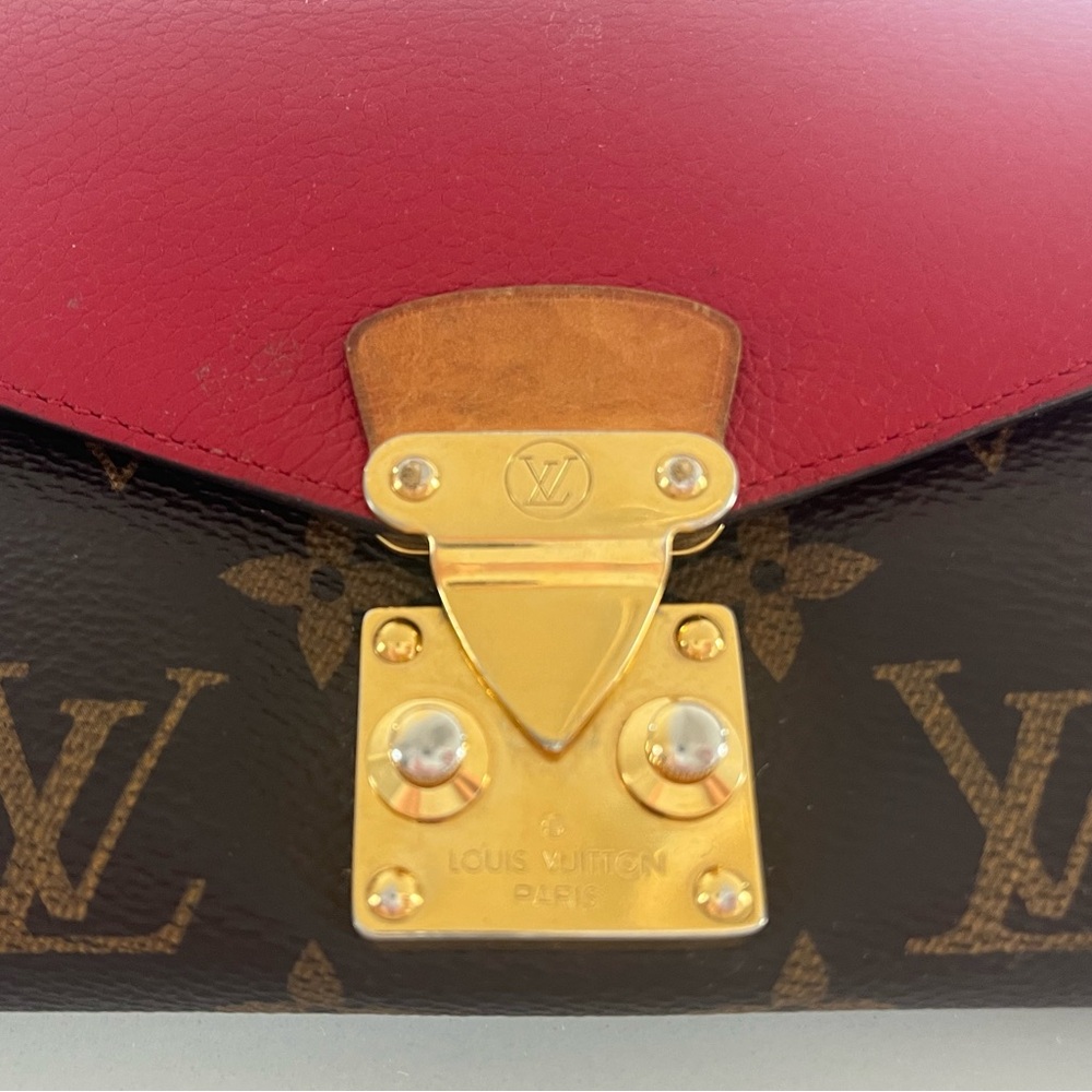 Louis Vuitton Monogram Cherry Pallas Long Flap Wallet & Unbranded WOC Chain - Picture 9 of 16